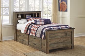 Trinell Youth Bed with 2 Storage Drawers - Zara Furniture (Kissimmee,FL)