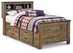Trinell Youth Bed with 2 Storage Drawers - Zara Furniture (Kissimmee,FL)