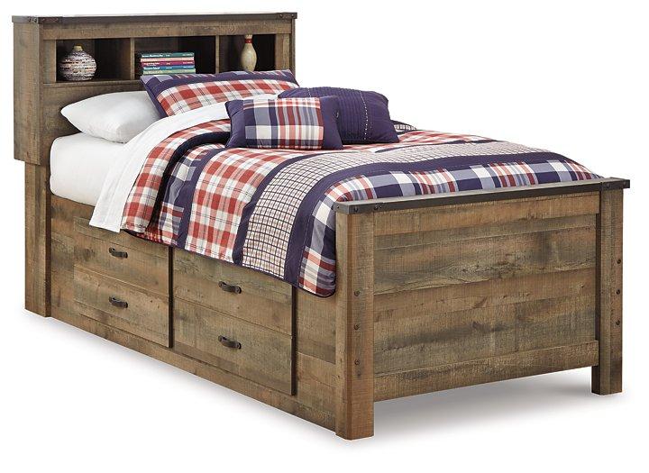 Trinell Youth Bed with 2 Storage Drawers - Zara Furniture (Kissimmee,FL)
