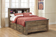 Trinell Youth Bed with 2 Storage Drawers - Zara Furniture (Kissimmee,FL)