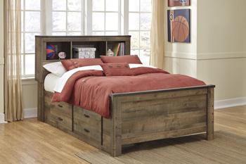 Trinell Youth Bed with 2 Storage Drawers - Zara Furniture (Kissimmee,FL)