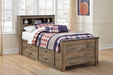 Trinell Youth Bed with 2 Storage Drawers - Zara Furniture (Kissimmee,FL)