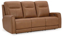 Tryanny Power Reclining Sofa - Zara Furniture (Kissimmee,FL)
