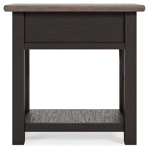 Tyler Creek Chairside End Table - Zara Furniture (Kissimmee,FL)