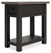 Tyler Creek Chairside End Table - Zara Furniture (Kissimmee,FL)