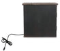 Tyler Creek Chairside End Table with USB Ports & Outlets - Zara Furniture (Kissimmee,FL)