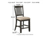 Tyler Creek Counter Height Bar Stool - Zara Furniture (Kissimmee,FL)