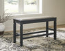 Tyler Creek Counter Height Dining Bench - Zara Furniture (Kissimmee,FL)