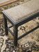 Tyler Creek Counter Height Dining Bench - Zara Furniture (Kissimmee,FL)
