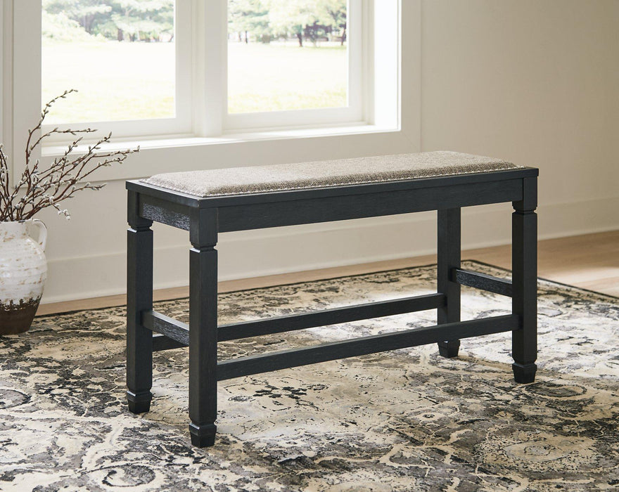 Tyler Creek Counter Height Dining Bench - Zara Furniture (Kissimmee,FL)