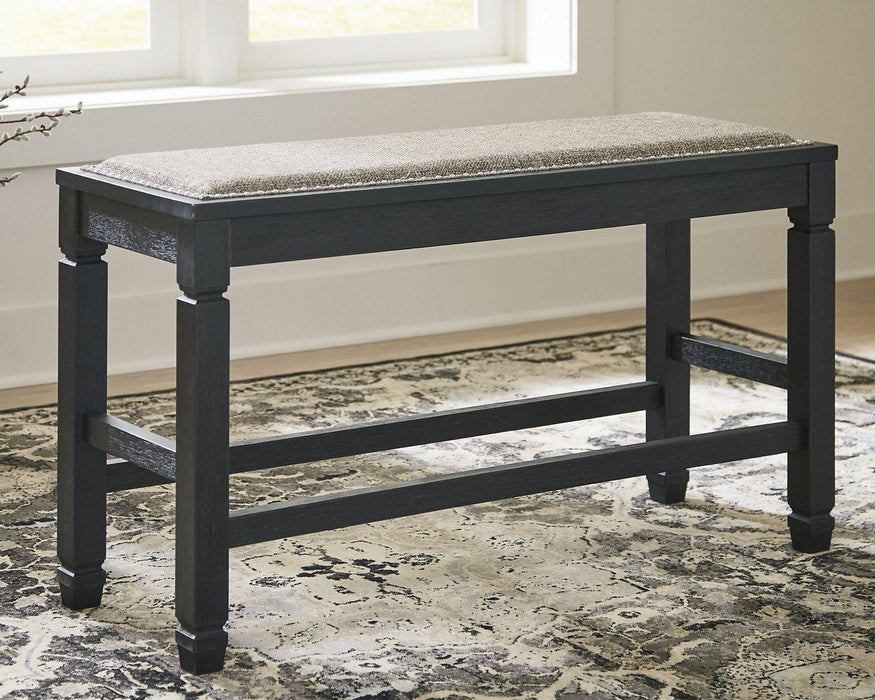 Tyler Creek Counter Height Dining Bench - Zara Furniture (Kissimmee,FL)