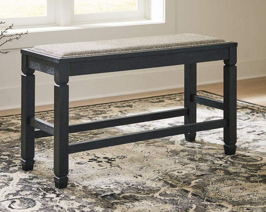 Tyler Creek Counter Height Dining Bench - Zara Furniture (Kissimmee,FL)