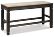 Tyler Creek Counter Height Dining Bench - Zara Furniture (Kissimmee,FL)