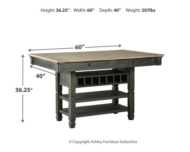 Tyler Creek Counter Height Dining Set - Zara Furniture (Kissimmee,FL)