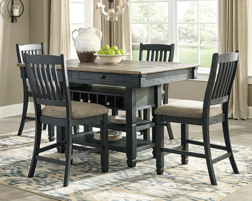 Tyler Creek Counter Height Dining Set - Zara Furniture (Kissimmee,FL)