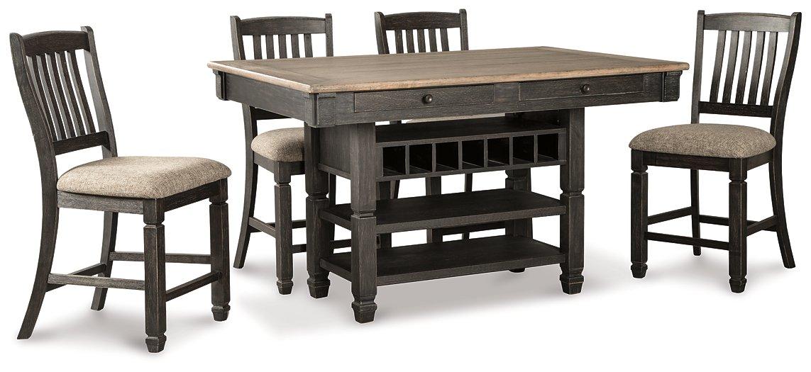 Tyler Creek Counter Height Dining Set - Zara Furniture (Kissimmee,FL)