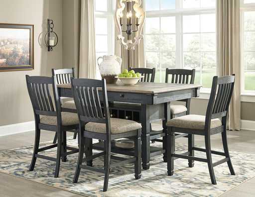 Tyler Creek Counter Height Dining Set - Zara Furniture (Kissimmee,FL)