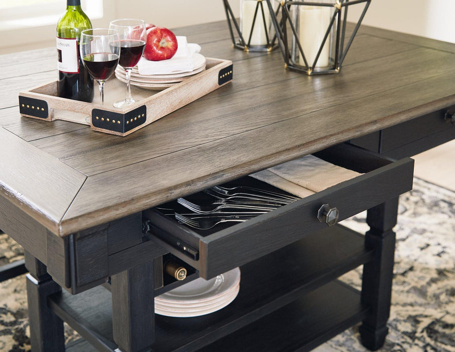 Tyler Creek Counter Height Dining Set - Zara Furniture (Kissimmee,FL)