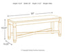 Tyler Creek Dining Bench - Zara Furniture (Kissimmee,FL)