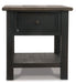Tyler Creek End Table - Zara Furniture (Kissimmee,FL)