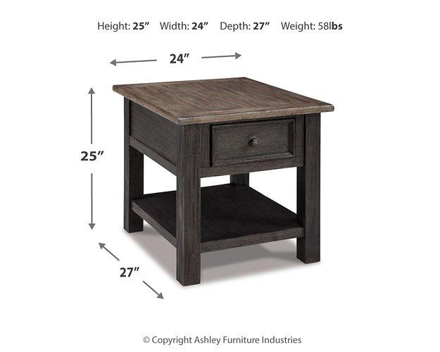 Tyler Creek End Table - Zara Furniture (Kissimmee,FL)