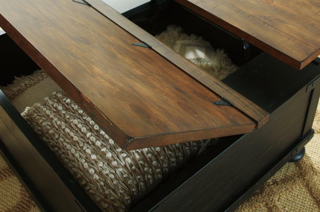 Valebeck Coffee Table with Lift Top - Zara Furniture (Kissimmee,FL)