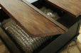 Valebeck Coffee Table with Lift Top - Zara Furniture (Kissimmee,FL)
