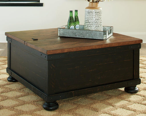 Valebeck Coffee Table with Lift Top - Zara Furniture (Kissimmee,FL)