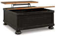 Valebeck Coffee Table with Lift Top - Zara Furniture (Kissimmee,FL)