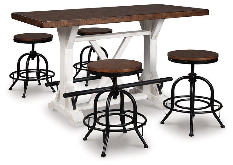 Valebeck Counter Height Dining Set - Zara Furniture (Kissimmee,FL)