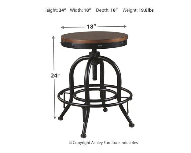 Valebeck Counter Height Dining Set - Zara Furniture (Kissimmee,FL)