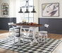 Valebeck Counter Height Dining Set - Zara Furniture (Kissimmee,FL)