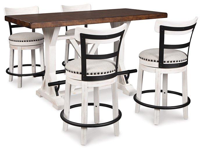 Valebeck Counter Height Dining Set - Zara Furniture (Kissimmee,FL)