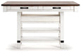 Valebeck Counter Height Dining Table - Zara Furniture (Kissimmee,FL)