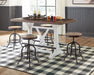 Valebeck Counter Height Dining Table - Zara Furniture (Kissimmee,FL)