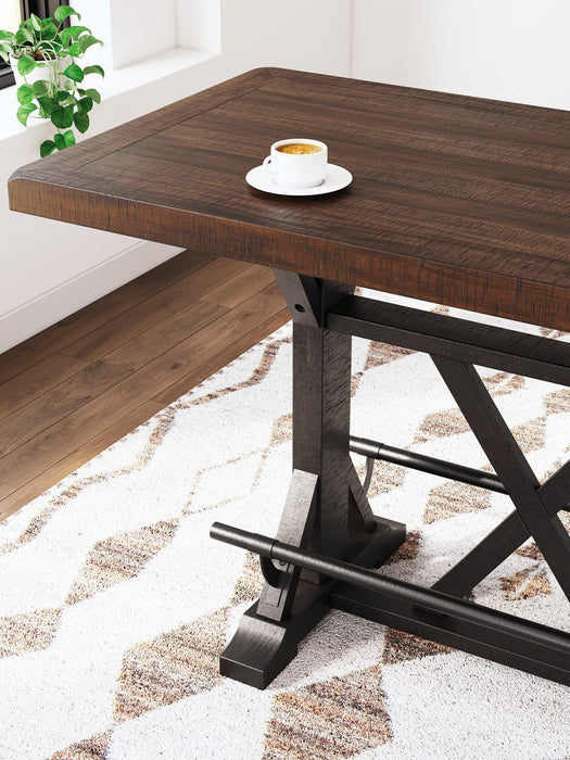 Valebeck Counter Height Dining Table - Zara Furniture (Kissimmee,FL)