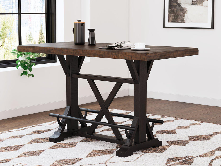 Valebeck Counter Height Dining Table - Zara Furniture (Kissimmee,FL)