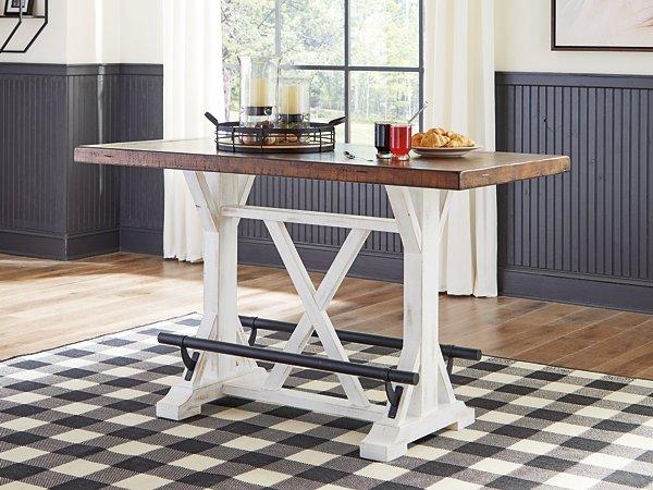 Valebeck Counter Height Dining Table - Zara Furniture (Kissimmee,FL)