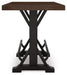 Valebeck Counter Height Dining Table - Zara Furniture (Kissimmee,FL)