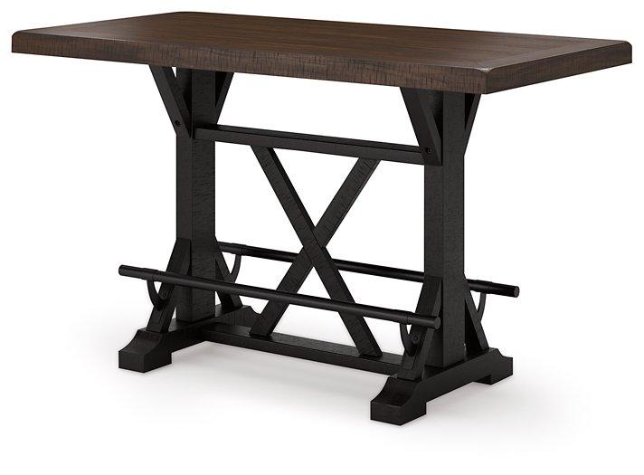 Valebeck Counter Height Dining Table - Zara Furniture (Kissimmee,FL)