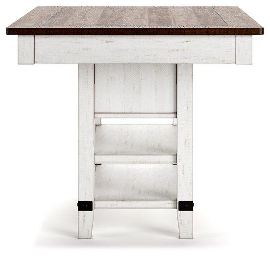 Valebeck Counter Height Dining Table - Zara Furniture (Kissimmee,FL)