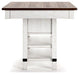 Valebeck Counter Height Dining Table - Zara Furniture (Kissimmee,FL)