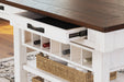 Valebeck Counter Height Dining Table - Zara Furniture (Kissimmee,FL)