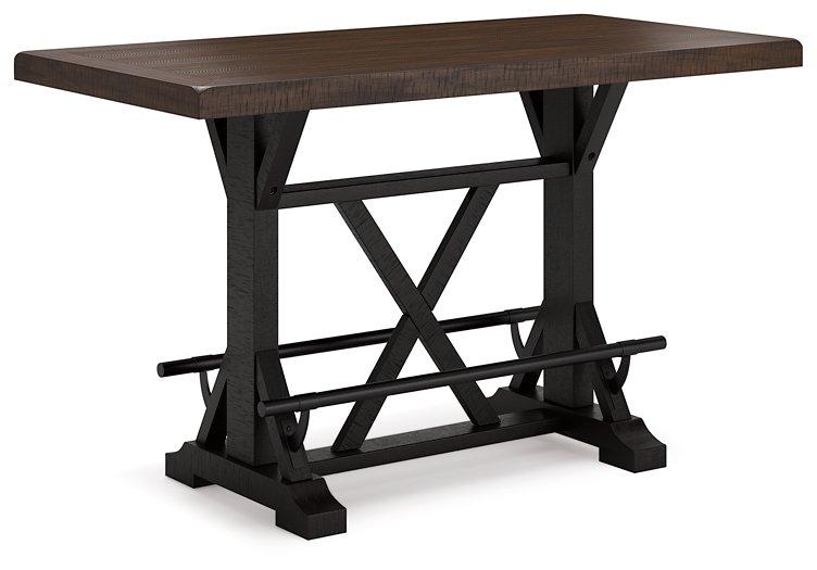 Valebeck Counter Height Dining Table - Zara Furniture (Kissimmee,FL)