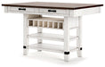 Valebeck Counter Height Dining Table - Zara Furniture (Kissimmee,FL)