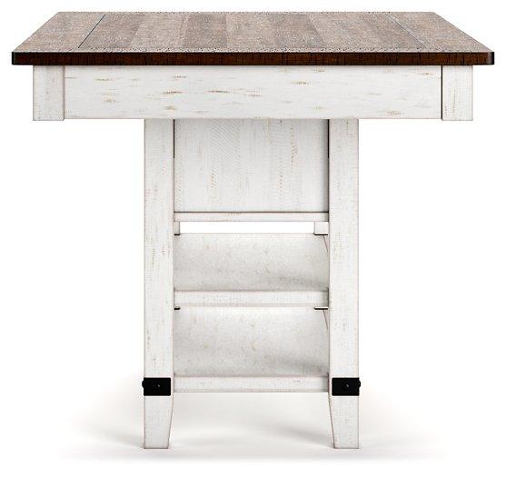 Valebeck Counter Height Dining Table - Zara Furniture (Kissimmee,FL)