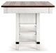 Valebeck Counter Height Dining Table - Zara Furniture (Kissimmee,FL)