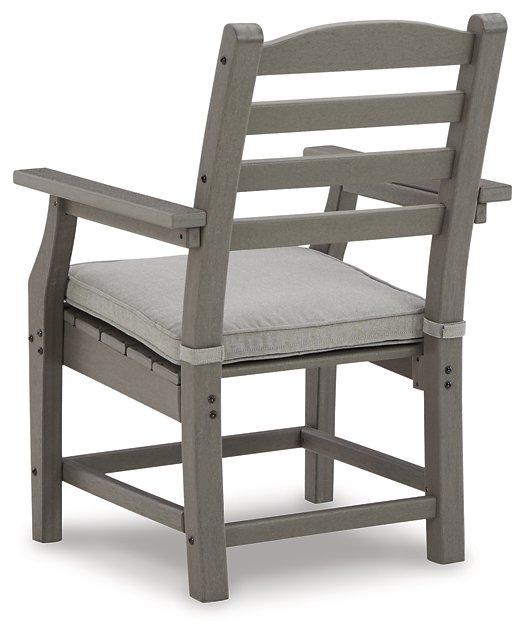 Visola Arm Chair with Cushion (Set of 2) - Zara Furniture (Kissimmee,FL)
