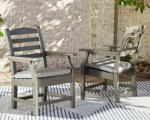 Visola Arm Chair with Cushion (Set of 2) - Zara Furniture (Kissimmee,FL)