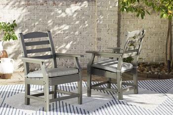Visola Arm Chair with Cushion (Set of 2) - Zara Furniture (Kissimmee,FL)